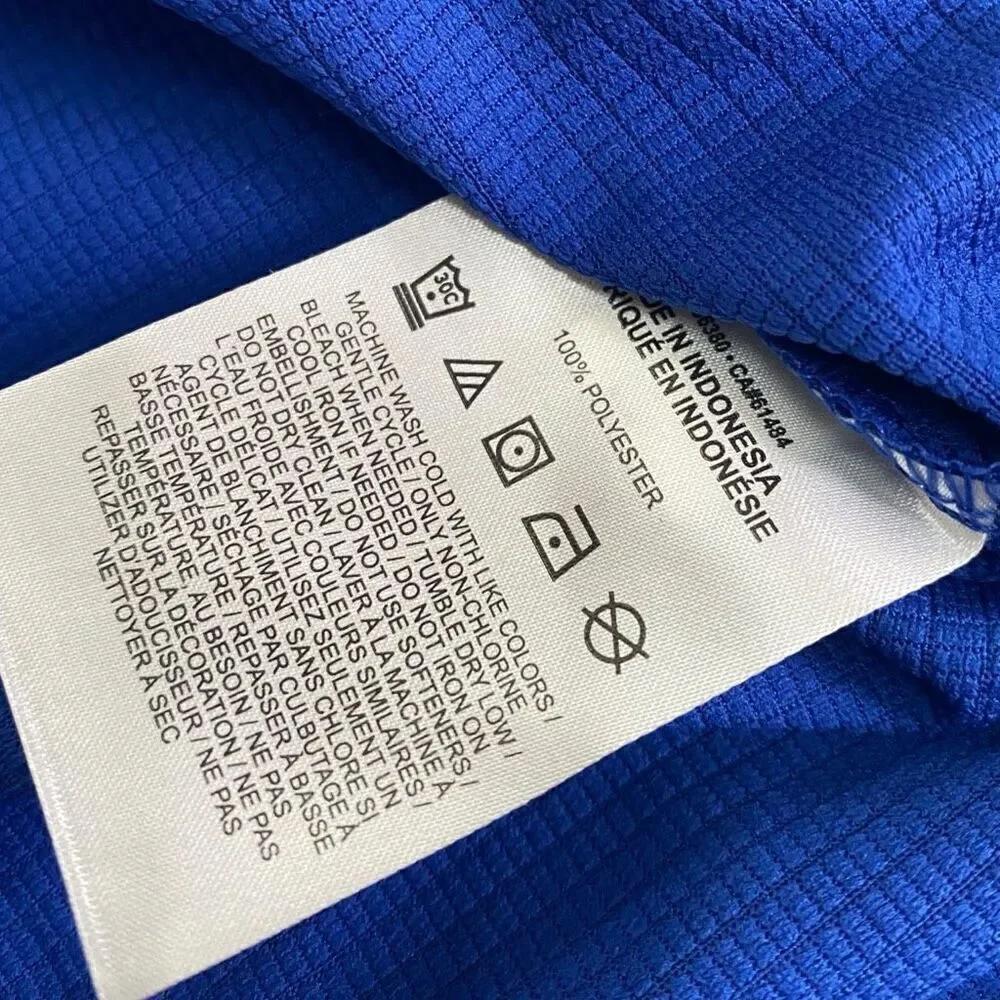 Nike MLB Brooklyn Dodgers Cooperstown Collection DRI-Fit Polo Shirt size M New